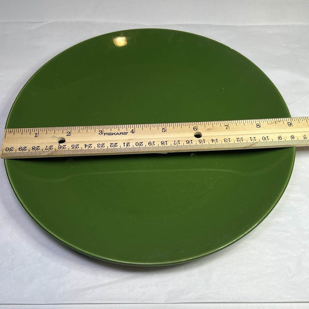 Rhythm by Homer Laughlin 9" Plate Green, Vintage - Picture 2 of 6